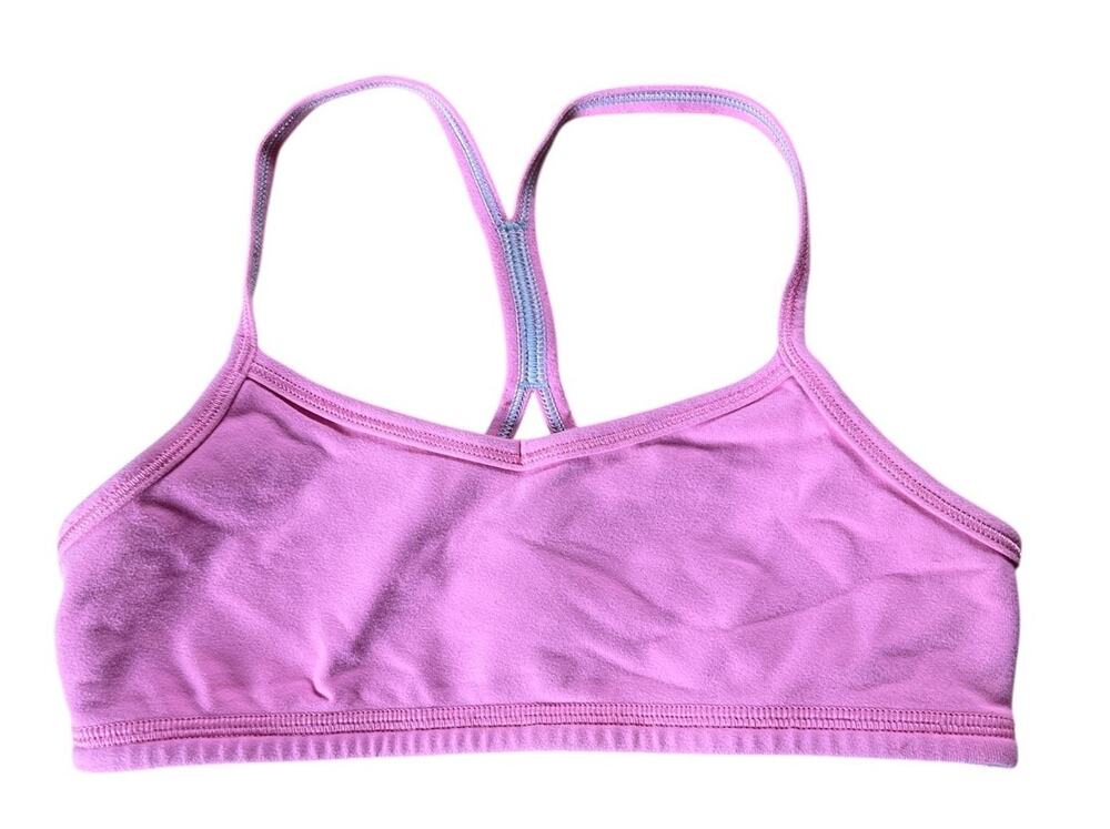 Avia Camisole Tank Girls Size 6-7 Pink Racerback Sports Bra Cami 1 Pack Active